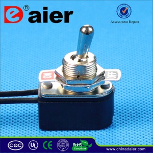 on-off 2-Way Mini Toggle Switch with Wire (KNS-1)